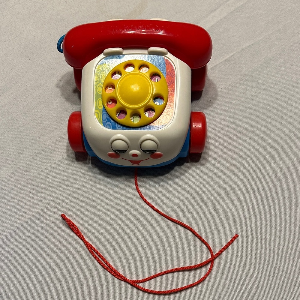 Fisher-Price Vintage Pull Along Toy Phone - Picture 3 of 6